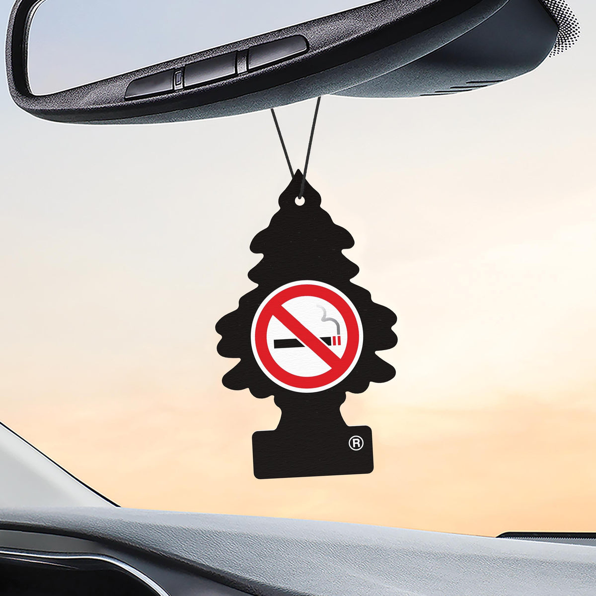 LITTLE TREES stack of air fresheners for scale and easy storage convenience
