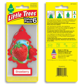 Close-up of a single LITTLE TREES tree highlighting shape and vibrant color