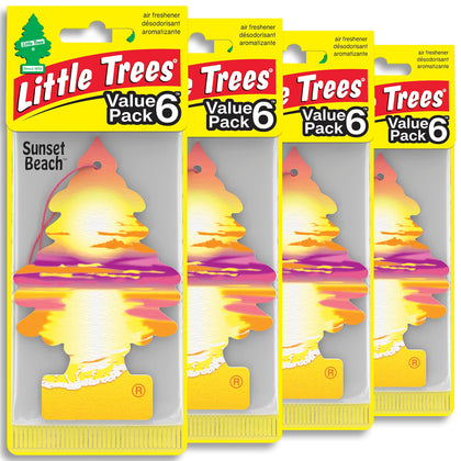LITTLE TREES front pack showing 24 Sunset Beach trees and clear value