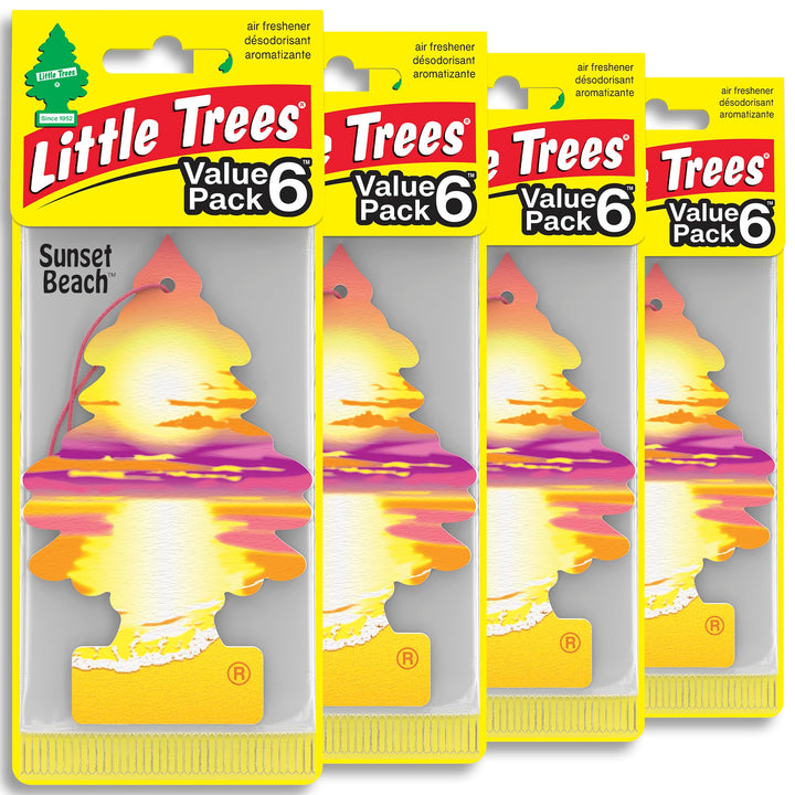 LITTLE TREES front pack showing 24 Sunset Beach trees and clear value