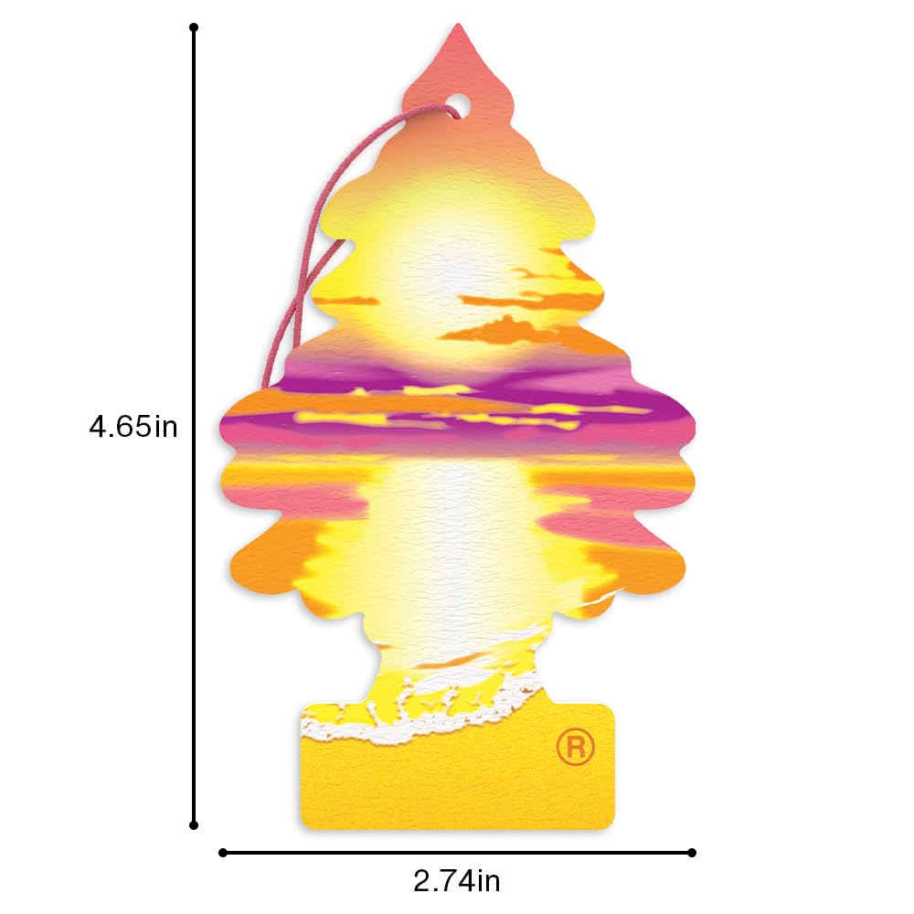 LITTLE TREES placed on dashboard demonstrating consistent cabin fragrance