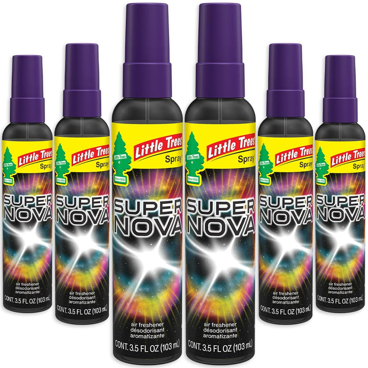 LITTLE TREES Supernova front packaging showing product and vibrant label for quick ID