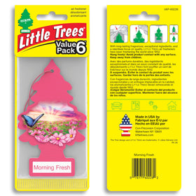 LITTLE TREES tree-shaped card close-up showing texture and scent-release detail