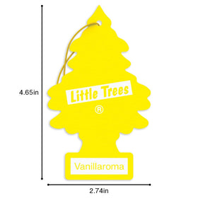 LITTLE TREES detail of scent card texture demonstrating steady fragrance release