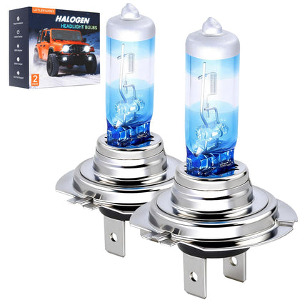 littlelucky H7 front view showing bulb shape and construction for easy fit