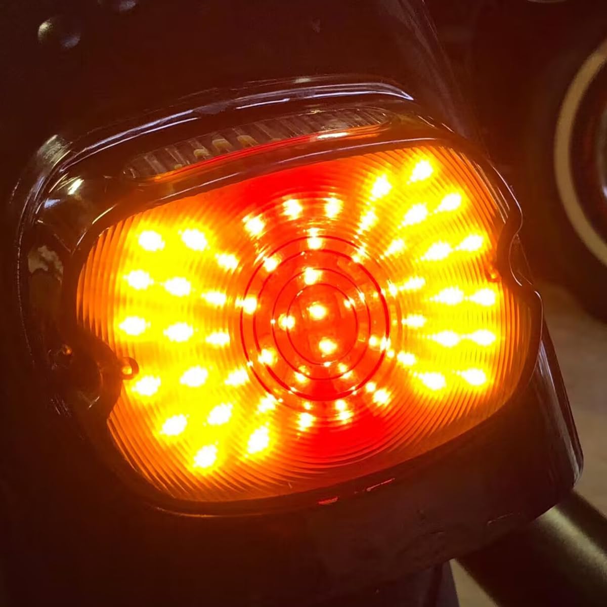 LIUJJYH taillight beside ruler to show low-profile size and fit