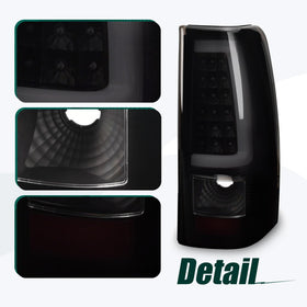 LIULANGXY tail light illuminated on Silverado at night enhancing visibility benefit