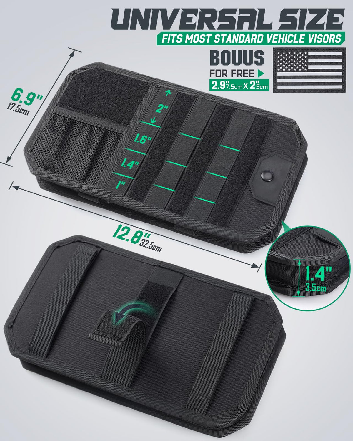 LIVANS close-up of 1000D polyester and reinforced stitching for durable use