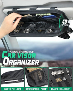 LIVANS elastic MOLLE rows holding tools and flashlight for quick access