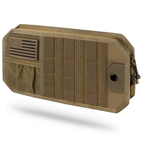 LIVANS front view of visor organizer showing compact storage and secure fit