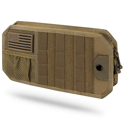 LIVANS front view of visor organizer showing compact storage and secure fit