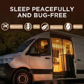 Living in a Bubble fitted to a RAM Promaster high roof sliding door for comfort