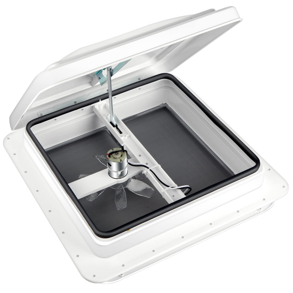 Livpow vent front view showing low-profile lid and airflow benefit
