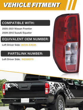 LIWEDFG tail light installed on Nissan Frontier highlighting restored rear appearance