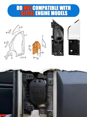 LIWEDFG well-packaged fuel door in box showing damage protection benefit