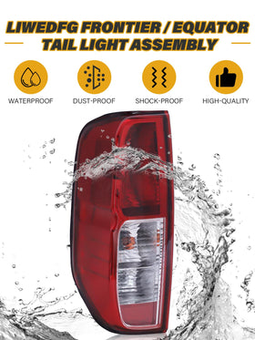 LIWEDFG tail light held against hand for scale showing correct dimensions and fit