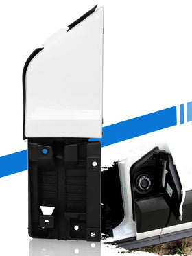 LIWEDFG front view of Transit fuel door assembly showing fit and finish benefit