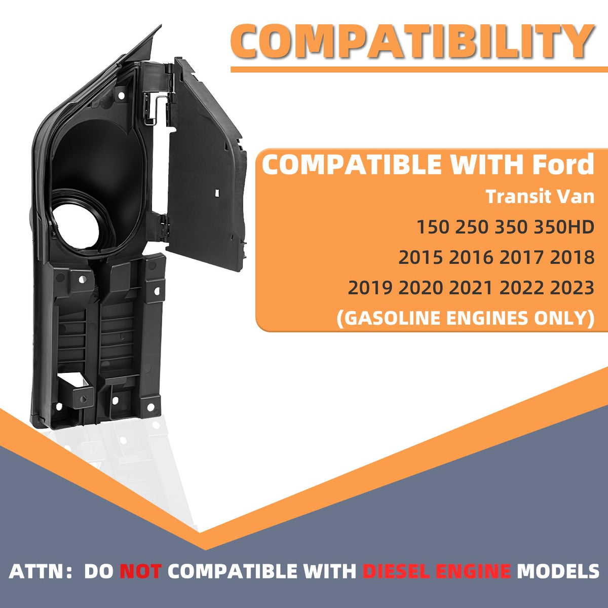 LIWEDFG packaged fuel door kit in protective box for safe delivery