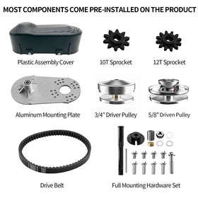 LIWENTOP driven pulley detail showcasing precision machining for reliable power transfer