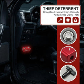 LIXOOMER lock installed in car OBD port preventing unauthorized access