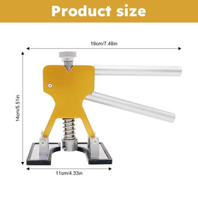 Lixternum laid-out 18 pull tabs displaying variety for precise dent coverage