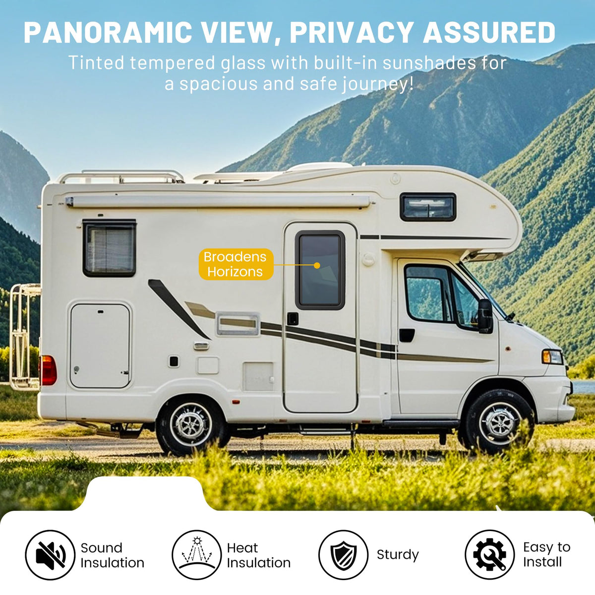 LIXUANBY close-up of the integrated blind mechanism for easy privacy control