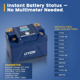 LIYON terminal and label close-up showing clear markings and safety benefit