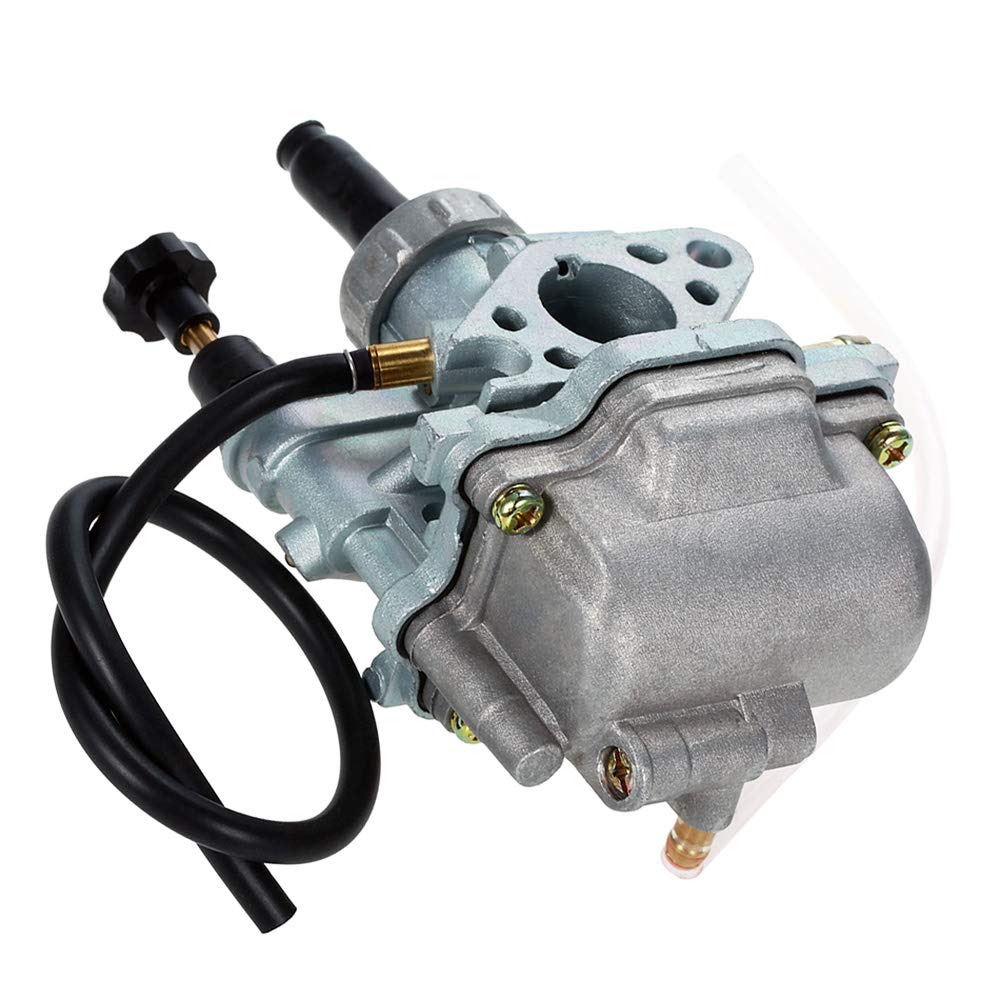 LIYYOO carburetor mounted on LT80 showing correct installation benefit