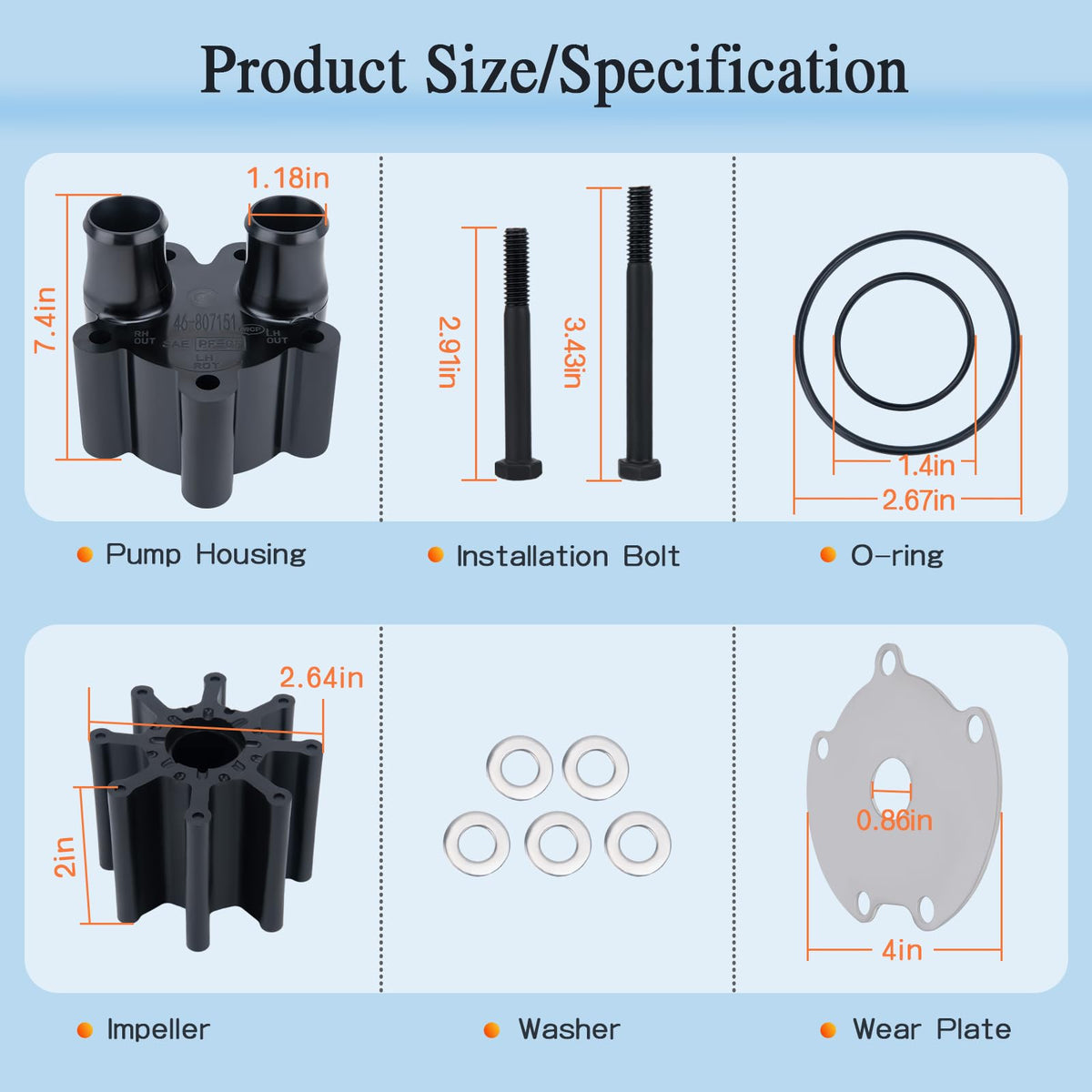 LIYYOO repair kit installed on engine demonstrating restored cooling
