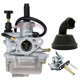 LIYYOO carburetor front view showing precise fit and improved fuel flow