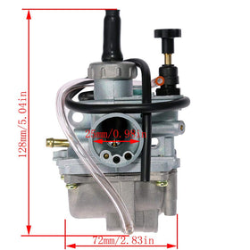 LIYYOO carburetor top detail with visible adjustment screws for tuning