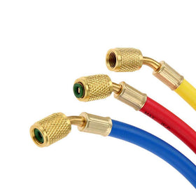LIYYOO coiled hoses in storage demonstrating compact, organized storage benefit