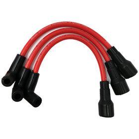LIZAPUS front view of 3pc spark plug wire set showing complete kit and fit benefits