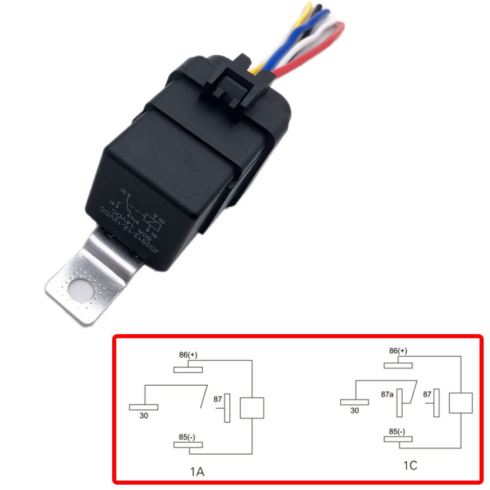 LIZAPUS side profile of relay seated in socket, demonstrates correct orientation and fit