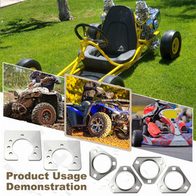 LIZEWEI bolts, locknuts and axle nuts laid out for quick inventory verification