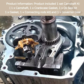 LIZEWEI installed camshaft inside engine demonstrating proper fit and function