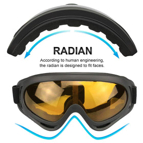 LJDJ gray lens side profile reducing glare on bright sunny rides