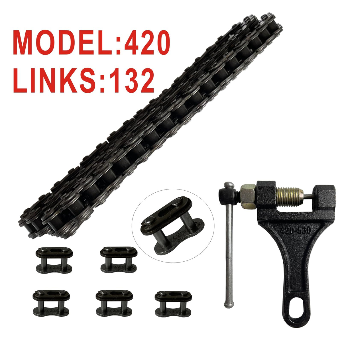LKSM image of side plates and links showing precision engineering for longevity