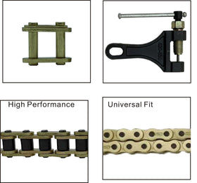 LKSM chain installed on bike sprocket showing fit and alignment