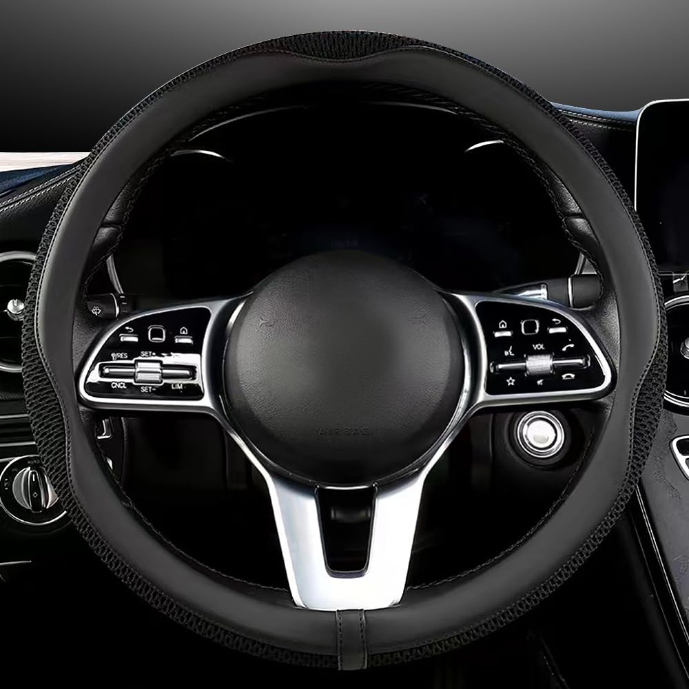 LKWLIKEI cover installed in car illustrating comfortable steering