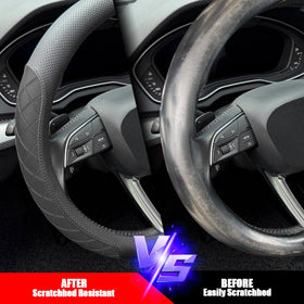 LKWLIKEI textured leather under hand illustrating better steering control