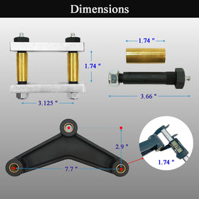 LLANNDER greasable bolt detail showing threads and grease fitting for easy maintenance
