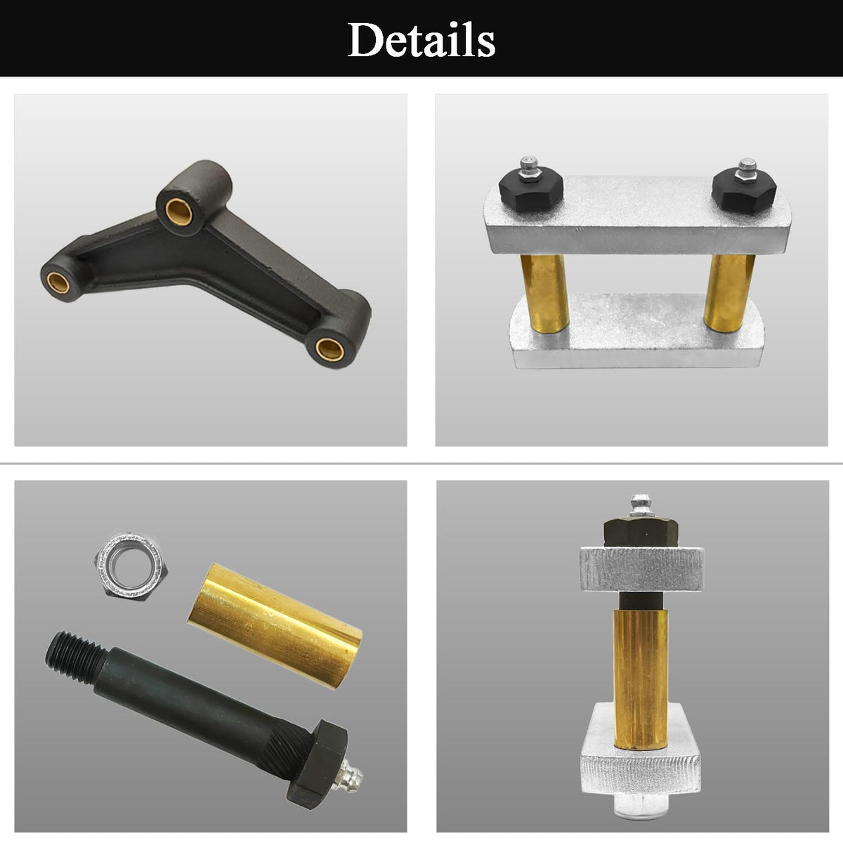 LLANNDER shackle beside ruler showing 3.125 inch scale for correct size verification