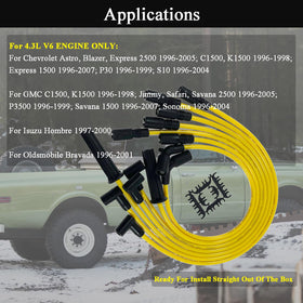 LLANNDER wires routed in engine bay for improved ignition reliability benefit
