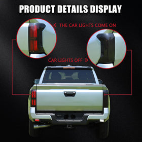 LLKUANG lifestyle shot of Tacoma with covers enhancing vehicle appearance