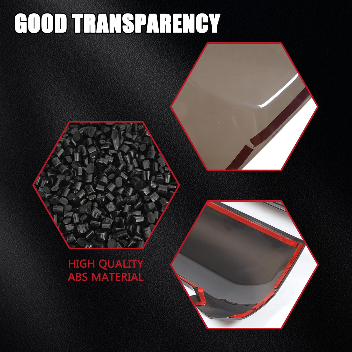 LLKUANG product label and ABS material showing quality and durability