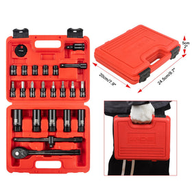 LLNDEI extensions and universal joint displayed for reaching deep or angled spark plugs