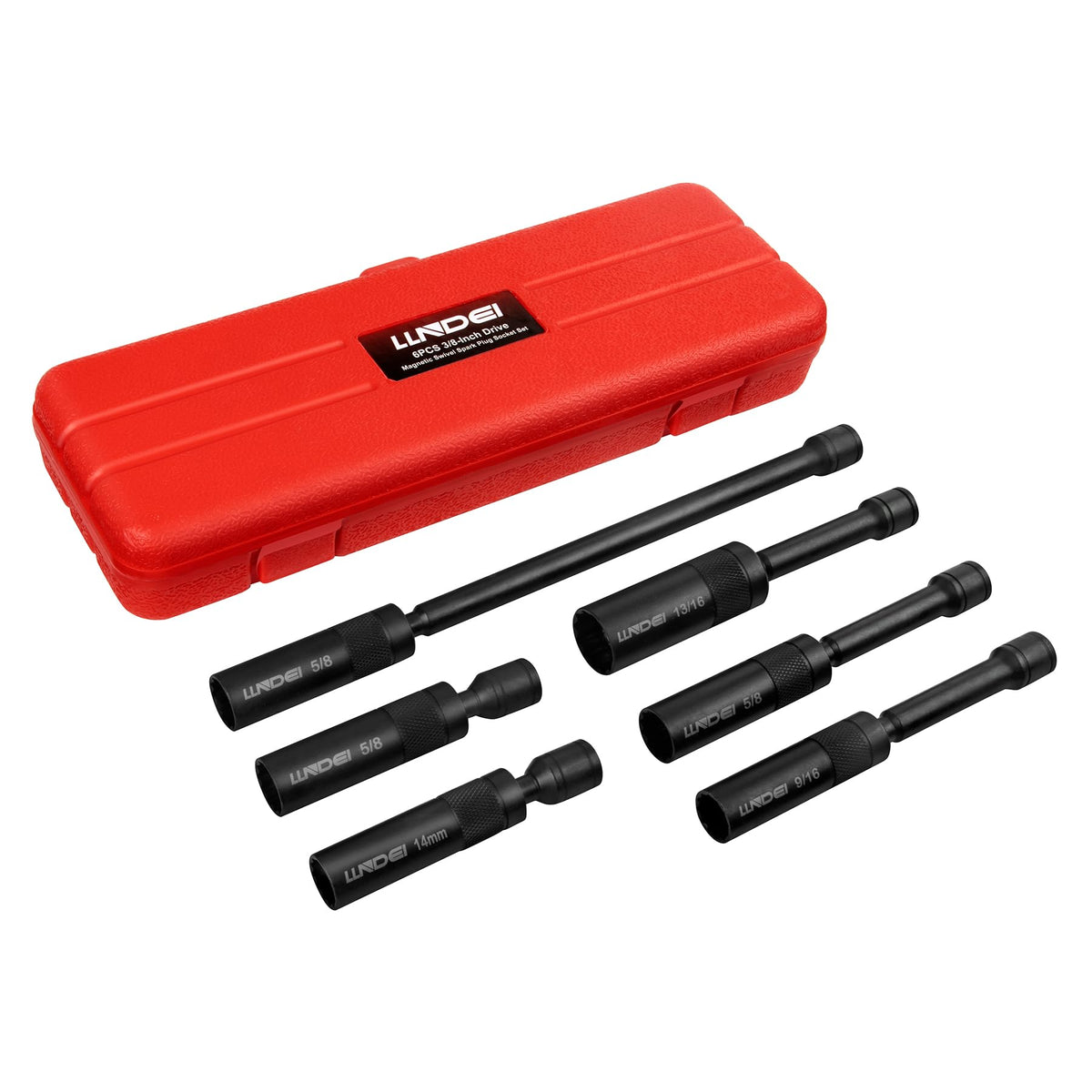 LLNDEI front view of case and sockets showing organized kit and quick selection benefit