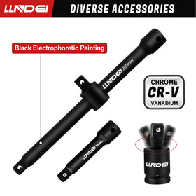 LLNDEI 72-tooth ratchet detail offering fine 5-degree swing for tight engine bays