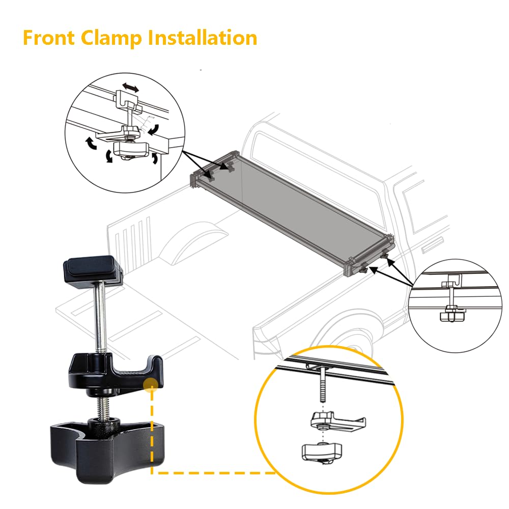 LLNSEAUTO clamp being installed in truck showing simple DIY repair benefit
